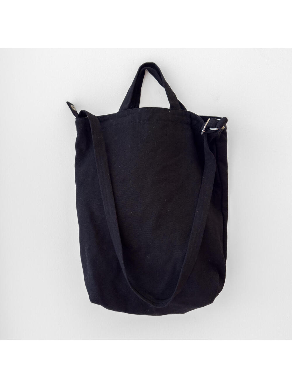 Baggu Black White Graphic Canvas Duck Tote Handbag - Picture 5 of 5